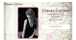 Desktop Screenshot of chiaracattani.com